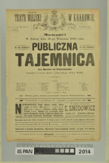 PUBLICZNA TAJEMNICA (Le Secret de Polichinelle)