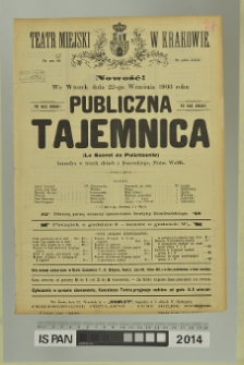 PUBLICZNA TAJEMNICA (Le Secret de Polichinelle)