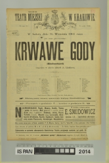 KRWAWE GODY (Bluthochzeit)