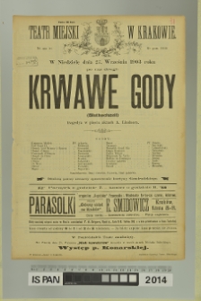 KRWAWE GODY (Bluthochzeit)