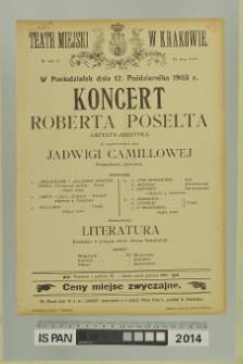 KONCERT ROBERTA POSELTA