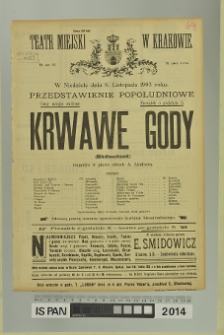 KRWAWE GODY (Bluthochzeit)