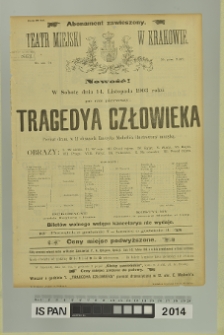 TRAGEDYA CZŁOWIEKA (Tragedia człowieka)