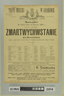 ZMARTWYCHWSTANIE (La Resurrection)