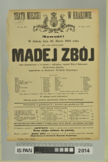 MADEJ ZB&Oacute;J