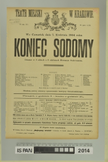 KONIEC SODOMY