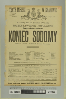 KONIEC SODOMY