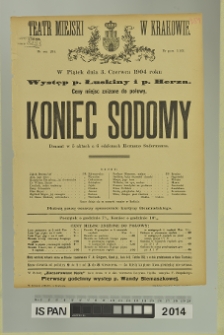 KONIEC SODOMY