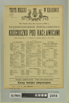 KOŚCIUSZKO POD RACŁAWICAMI