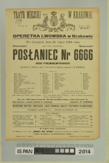 POSŁANIEC NR 6666 (Der Fremdenführer)