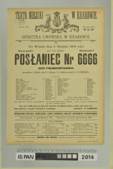 POSŁANIEC NR 6666 (Der Fremdenführer)