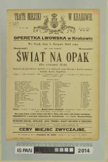 ŚWIAT NA OPAK (Die verkehrte Welt)