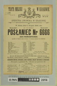 POSŁANIEC NR 6666 (Der Fremdenführer)