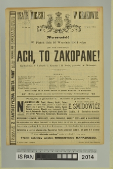 ACH, TO ZAKOPANE!