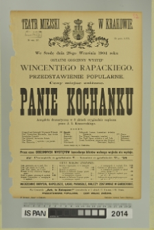 PANIE KOCHANKU