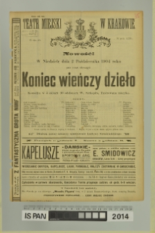 KONIEC WIEŃCZY DZIEŁO