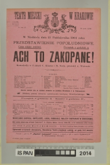 ACH TO ZAKOPANE!