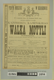 WALKA MOTYLI
