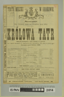 KRÓLOWA TATR