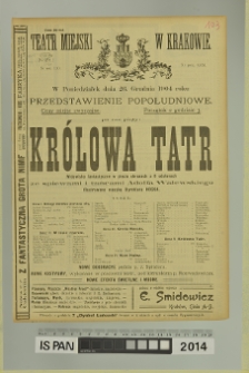 KRÓLOWA TATR