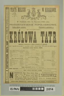 KRÓLOWA TATR