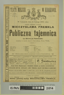 PUBLICZNA TAJEMNICA (Le Secret de Polichinelle)