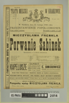 PORWANIE SABINEK