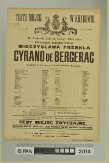 CYRANO DE BERGERAC