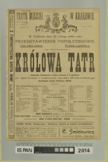 KRÓLOWA TATR