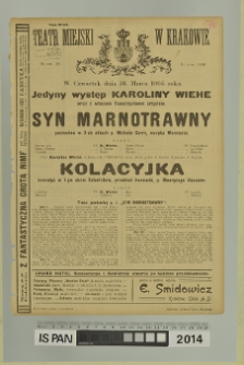SYN MARNOTRAWNY, KOLACYJKA