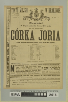 CÓRKA JORIA