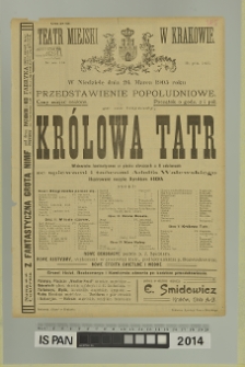 KRÓLOWA TATR