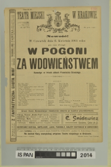 W POGONI ZA WDOWIEŃSTWEM