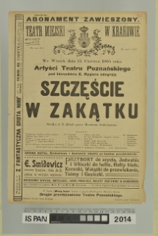 SZCZĘŚCIE W ZAKĄTKU