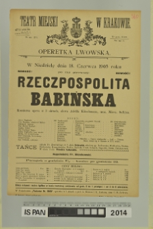 RZECZPOSPOLITA BABIŃSKA