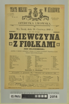 DZIEWCZYNA Z FIOŁKAMI (Das Veilchenmädel)