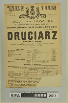 DRUCIARZ (Der Rastelbinder)