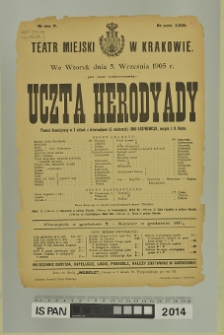 UCZTA HERODYADY