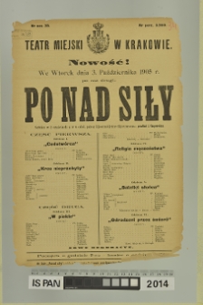 PONAD SIŁY