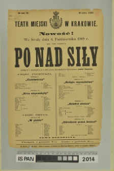 PONAD SIŁY