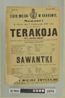 TERAKOJA, CZYLI WIEJSKA SZKÓŁKA