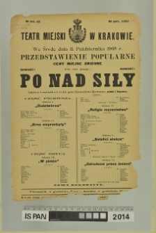PONAD SIŁY