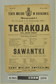 TERAKOJA, CZYLI WIEJSKA SZKÓŁKA