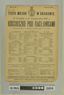KOŚCIUSZKO POD RACŁAWICAMI