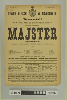 MAJSTR (Der Meister)