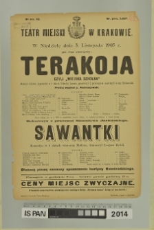 TERAKOJA CZYLI WIEJSKA SZKÓŁKA