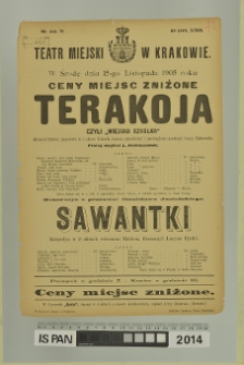 TERAKOJA CZYLI WIEJSKA SZKÓŁKA