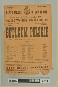 BETLEEM POLSKIE