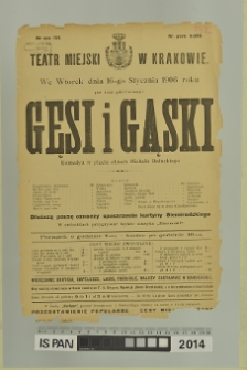 GĘSI I GĄSKI