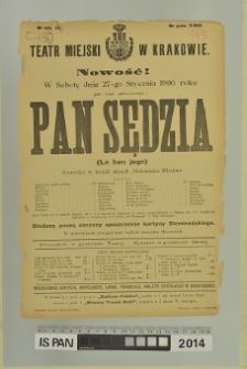 PAN SĘDZIA